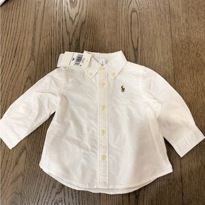 Ralph Lauren Kids White Button Down Shirt